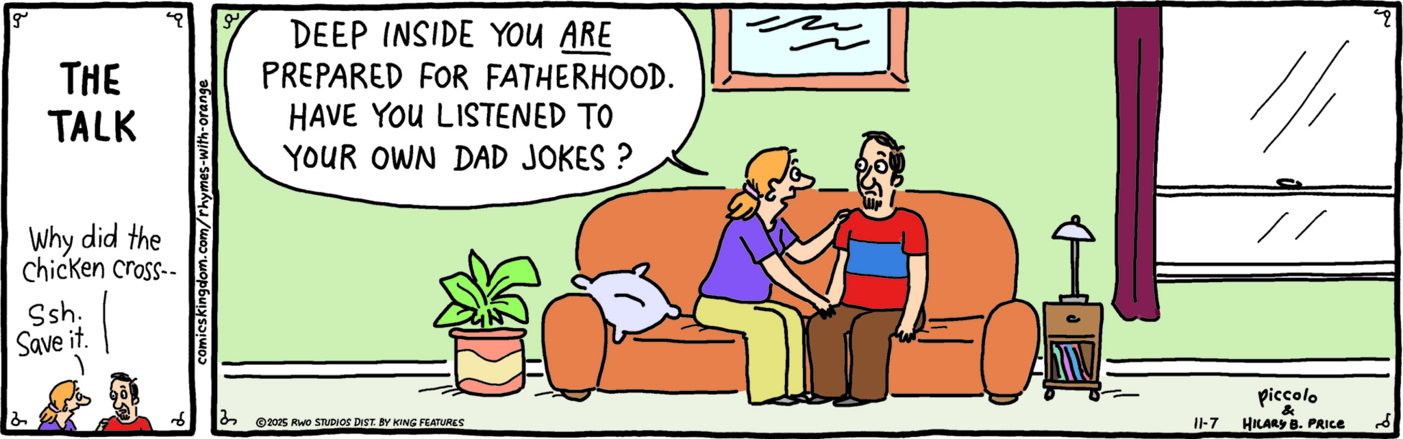 Today's Rhymes with Orange is missing.